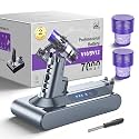 High Capacity 7000mAh V10 Replacement Battery for Dyson V10 Animal/Absolute/Fluffy/SV12 Cordless Stick Vacuum Cleaner, 25.2V Li-ion with 2 Filters, 10 Protections, 2-Year Warranty(Not Fit SV10)