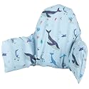 High Chair Cushion with Cover Pad for IKEA Antilop Babies Toddlers Inflatable &amp; Reversible Built-in Inflatable Cushion