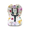 High Chair Cushion and Straps,High Chair Cushion Pad,Baby Seat Cushion Liner Pads Cover Mat and Highchair 5 Point Harness Straps,1 Set(Giraffe)