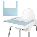 High Chair Placemat, Suitable for IKEA Antilop Highchai (Light Blue)