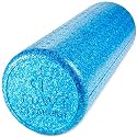 Day 1 Fitness Solid Black High Density Foam Roller 12' High Density Foam Roller