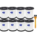 High-Efficiency Filter Replacement for TMA T120 T121 T151 T150 T220 T210 T181 T180 T220 Cordless Vacuum Cleaner/INSE N5S N5T S6T S6P Pro S610-8 pack+1pc brush
