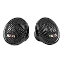 High Frequence Dome Tweeter for Car, Home Audio (380 watts, 4 Ohms) HB-103 Black Colour (2 Piece) for Treble