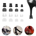 SooGree High Heel Protectors 8 Pairs Heel Repair Caps Covers &amp; Heel Stoppers 4 Sizes Heel Cover Perfect for Wedding,Grass,Gravel,Wetlands Outdoor Events (XXS,XS,S,M)