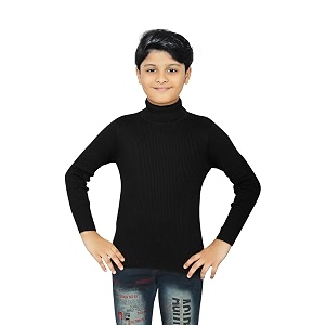 high neck sweater for boys