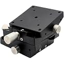 High Precision Fine Tuning Goniometer XY Axis Angular Tilt Slide Table for Camera Optical Radian Angle Adjustment(60x60mm X Axis-gfg)