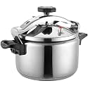 High Pressure Cooker Large Capacity Commercial Gas Induction Cooker Explosion-Proof High Pressure Cooking Pot for Restaurant Household Kitchen(25L)