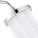 High Pressure Rain Shower Head, High Flow Pressure Boosting Adjustable Rainfall Showerhead, Awesome Shower Experience Even At Low Water Flow, Chrome