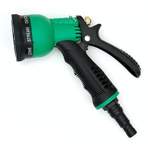 gold dust plastic water spray gun 8 spray patterns water spray for plants garden sprayer plant watering spray gardening tools 152 x 51 cm