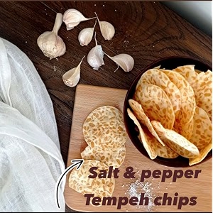 tempehchennai high protein chickpea tempeh chips 100 grams- 100vegetarianvegan proteindairy amp gluten freegut-friendlyhigh fiberlow carbno maida roasted corn