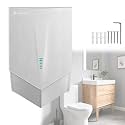 High-Speed 1500W Wall-Mounted Hand Dryer, 220V Commercial Infrared Sensor, Waterproof IPX1, Fast Dry in 5-8 Seconds, Touchless for Office Restrooms, Black Finish