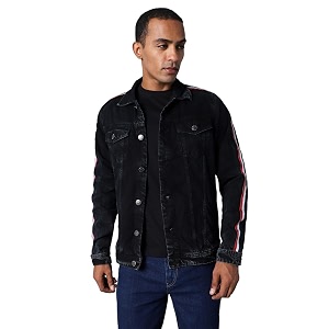 HIGH STAR Mens Denim Standard Length Jacket