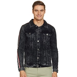 HIGH STAR Mens Denim Standard Length Jacket