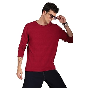 HIGH STAR Mens HSMSWW23106RDNF LY Long Sleeves