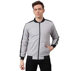 HIGH STAR Mens Regular Bomber Jacket