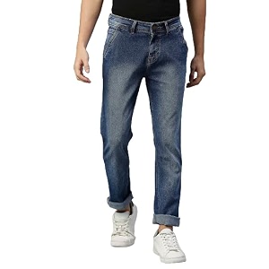HIGH STAR Mens Regular Jeans