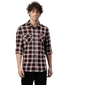 HIGH STAR Mens Slim Fit Shirt
