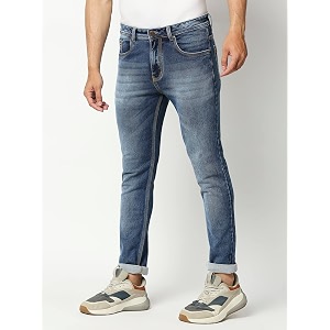 HIGH STAR Mens Slim Stretchable Jeans