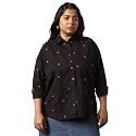 HIGH Star Oversized Embroidered Cotton Shirt for