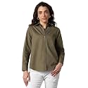 HIGH Star Oversized Solid Cotton Shirt for