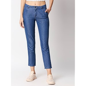 HIGH STAR Womens High Rise Regular Jeans