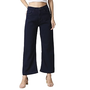 HIGH STAR Womens High Rise Wide Leg