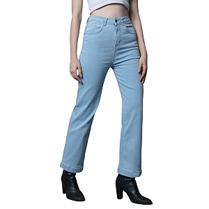 HIGH STAR Women High Rise Wide Leg