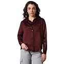 High Star Women Boxy Spread Collar Long