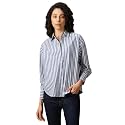 High Star Women Cotton Striped Oversized Fit