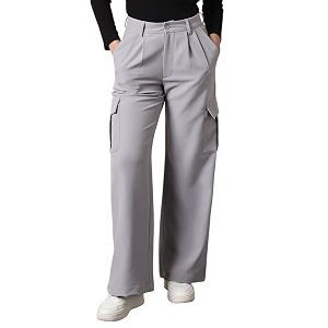 High Star Women Wide Leg Trousers