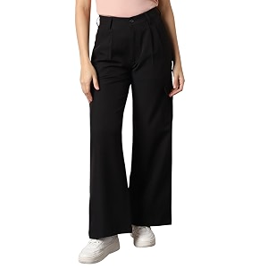 High Star Women Wide Leg Trousers