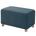 High Stretch Ottoman Cover Rectangular (X-Large, Forest Green