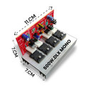High Tech 500 Watt MONO 4TR Amplifier Board,BEST Audio Performance DC24v To45v Dual Supply Electronic Components Electronic Hobby Kit