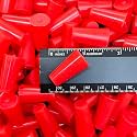 High Temp Masking Supply .375" x .562" (3/8 x 9/16) Silicone Rubber Plugs - Tapered Stoppers for Powder Coating, Painting, Automotive, Crafts, DIY - Non-Toxic, Flexible, Reusable STP107 (25 Pack)