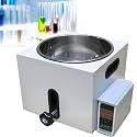 High-Temperature Circulating Oil Bath, Digital Magnetic Mixer, Stainless Steel Heater for Lab Liquid Heating and Stirring, Up to 300℃/572℉
