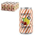 High Tide Cherry Lime Sparkling Water, No Added Sugar, 12 Fl Oz