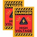 High Voltage Warning Sign Sticker Board 20.5