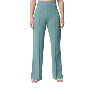 High Waist Bell Bottom Trouser Wide Leg