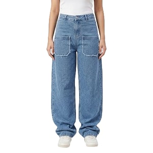 High Waist Blue Denim