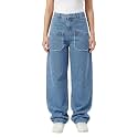 High Waist Blue Denim