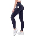 High Waisted Leggings with Pockets for Women Buttery Soft Full Length Capri Workout Yoga Pants Compression Pants