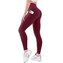 High Waisted Leggings with Pockets for Women Buttery Soft Full Length Capri Workout Yoga Pants Compression Pants