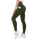 High Waisted Leggings with Pockets for Women Buttery Soft Full Length Capri Workout Yoga Pants Compression Pants