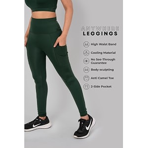 High Waisted Leggings for Women with Side