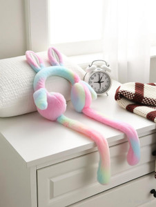 highever cute jumping rabbit earmuffs for kids girls boys with chuchu sound4 to14 years ear muff