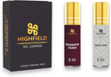 HIGHFIELD Shanaya Oudh & White Oud Attar Combo Pack For Men & Women – 6ml Each (Pack of 2) Floral Attar (Agarwood, Woody)