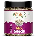 HighFresh Mix Seeds For Eating | 5 in 1 Super Seeds Mix of Pumpkin, Sunflower, Flax seeds, Watermelon seeds, Chia seeds. [Jar Pack] (1000gm)