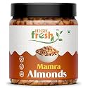 HighFresh Premium Mamra Almonds | Premium Badam Giri | High in Fiber &amp; Boost Immunity | Whole Natural Badam | Real Nuts | Gluten Free| Rich In Antioxidants | Healthy Snacks for Adults &amp; Kids [Jar Pack] (1000)