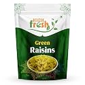 Highfresh Premium Seedless Green Raisins | Kishmish | Nutritious| Rich in Iron (1000gm)