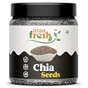 HighFresh Raw Chia Seeds | Organic Chia Seeds | Seeds For Eating | Diet Snacks | Seeds for Weight Loss | High Protein Seeds [ Jar Pack ] (1000)